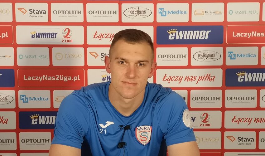 “Celem było zwycięstwo” – Kamil Wojtyra po meczu z Pogonią – VIDEO