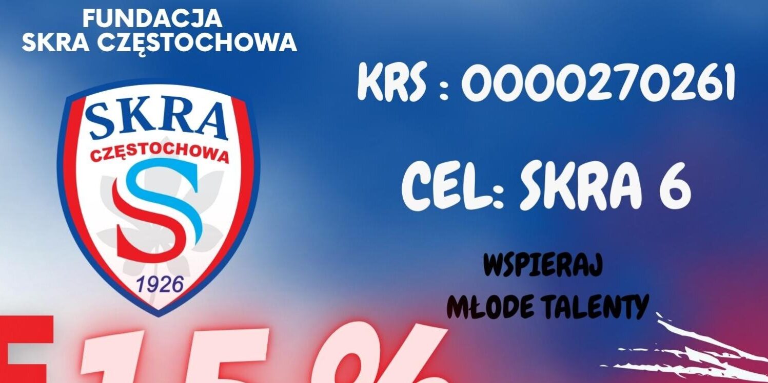 Przekaż 1,5% podatku Fundacji Skry!