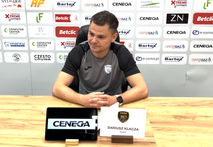 Konferencja po meczu Skra – Zagłębie II