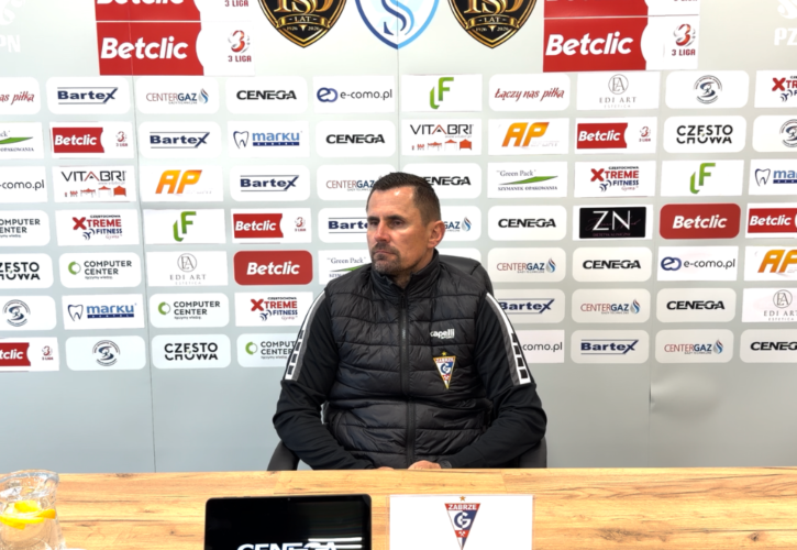 Konferencja prasowa po meczu Skra – Górnik II